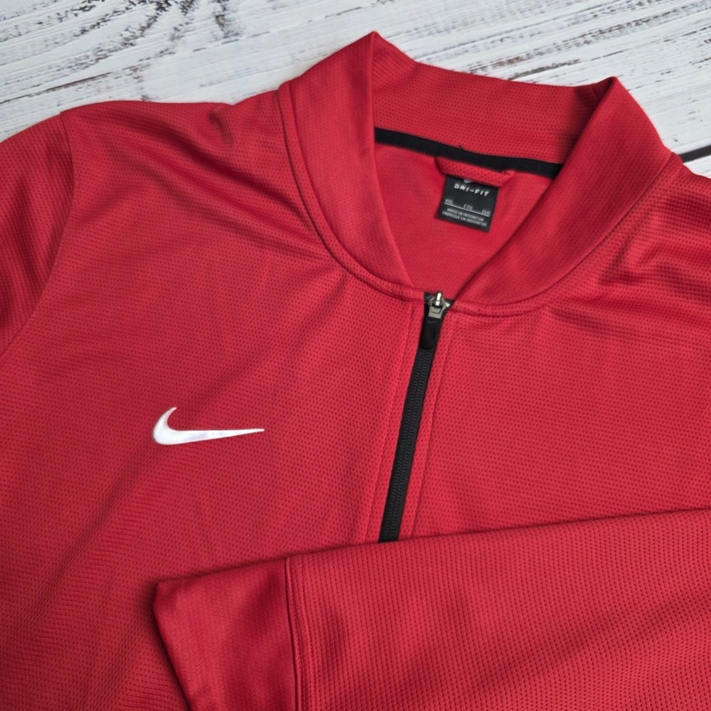 Nike Dri Fit Track Jacket Mens‎ 2XL AQ7607-657 Academy Totality Full-Zip Red